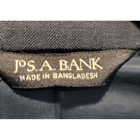 Jos A Bank Wool Cashmere Blend Charcoal Gray Blazer Sportcoat Size 41r - Picture 6 of 7